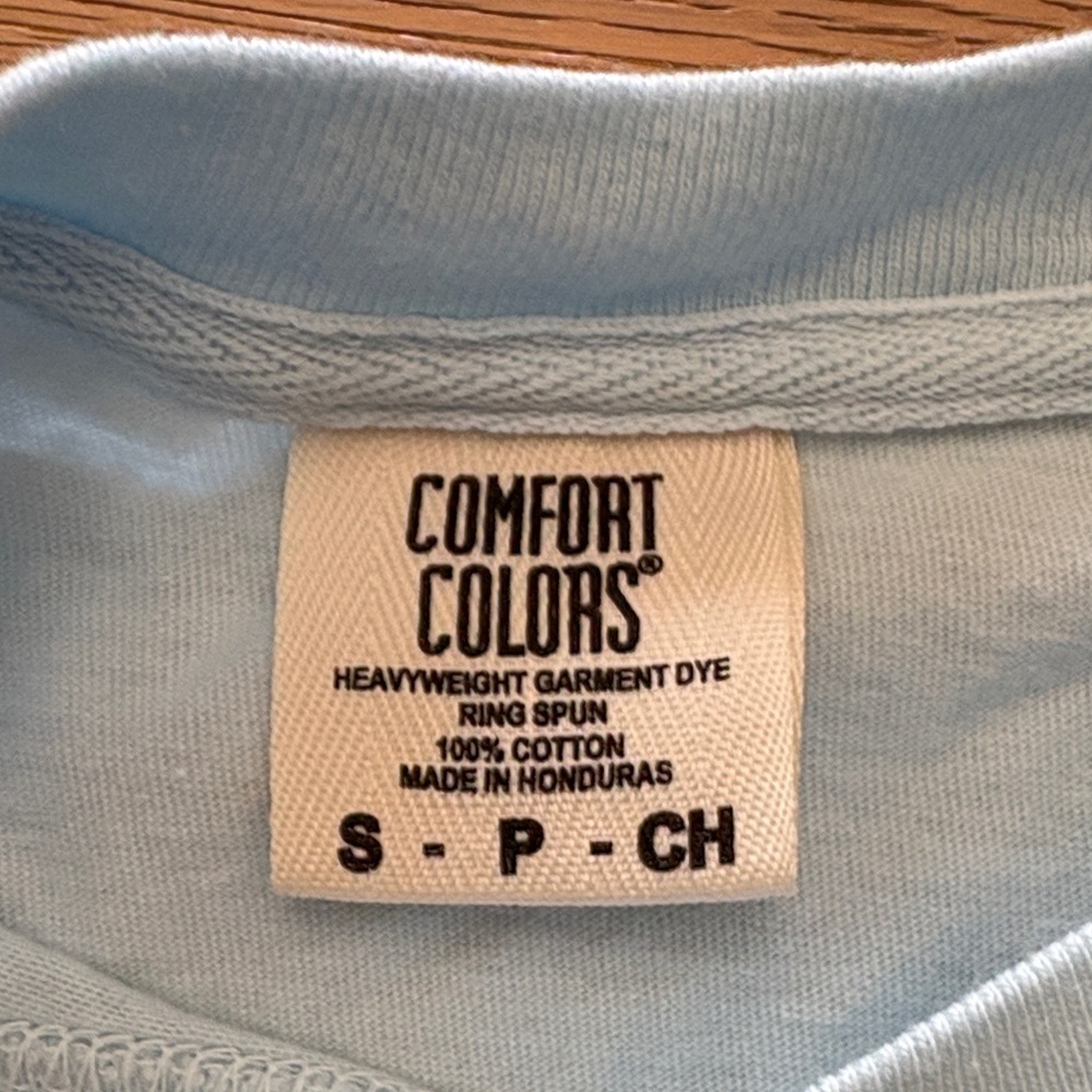 Comfort Colors Sky Blue Graphic Tee - Picture 2 of 5